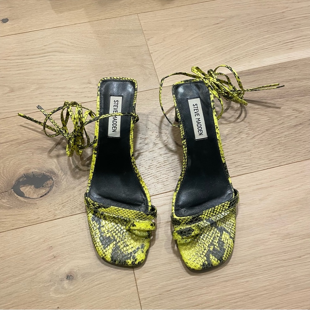 Steve Madden lace-up heels